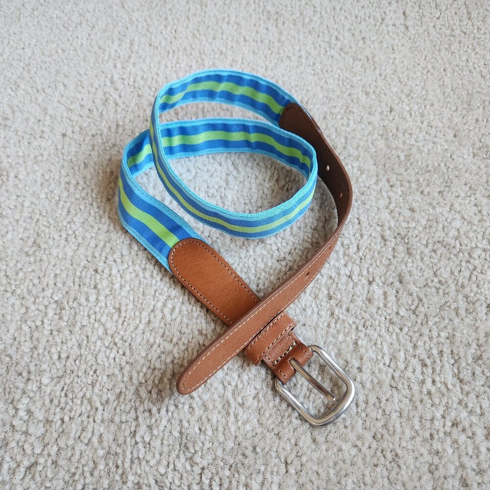 Lands' End Grosgrain Ribbon Belt 32" never worn
